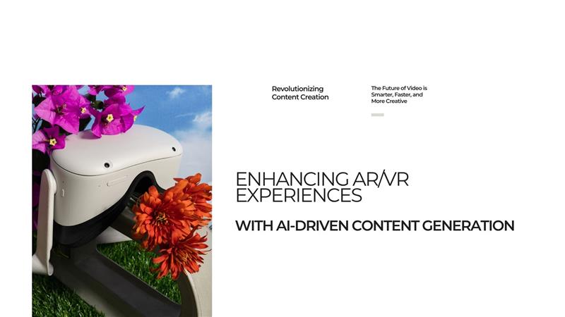 Enhancing AR/VR Experiences with AI-Driven Content Generation